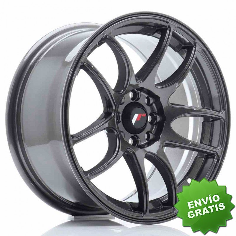 Llanta exclusiva Jr Wheels Jr29 16x8 Et28 4x100 108 Hyper Gray