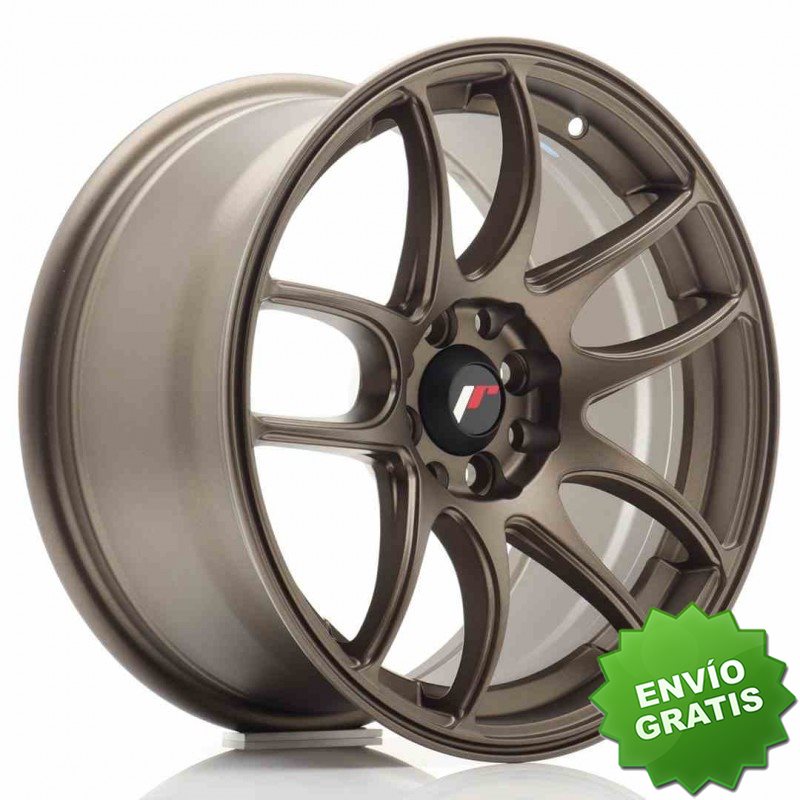 Llanta exclusiva Jr Wheels Jr29 16x8 Et28 4x100 108 Matt Bronze