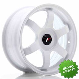 Llanta exclusiva Jr Wheels Jr3 15x7 Et35-42 Blank White