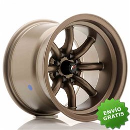 Llanta exclusiva Jr Wheels Jr19 15x10.5 Et-32 4x100 114 Bronze
