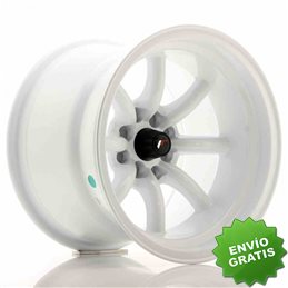 Llanta exclusiva Jr Wheels Jr19 15x10.5 Et-32 4x100 114 White