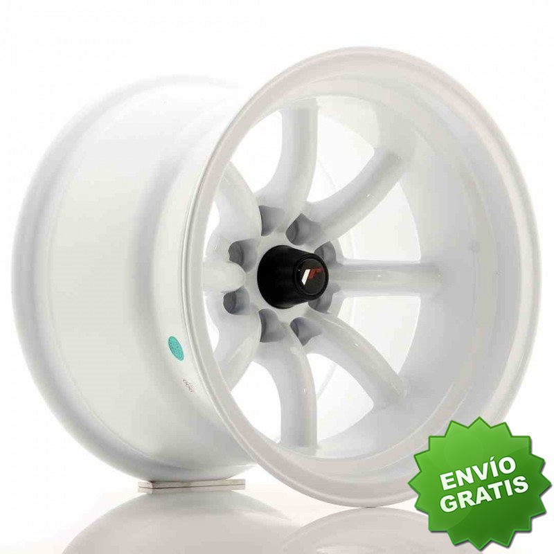 Llanta exclusiva Jr Wheels Jr19 15x10.5 Et-32 4x100 114 White