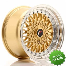 Llanta exclusiva Jr Wheels Jr9 16x9 Et20 4x100 108 Gold W Machined Li P