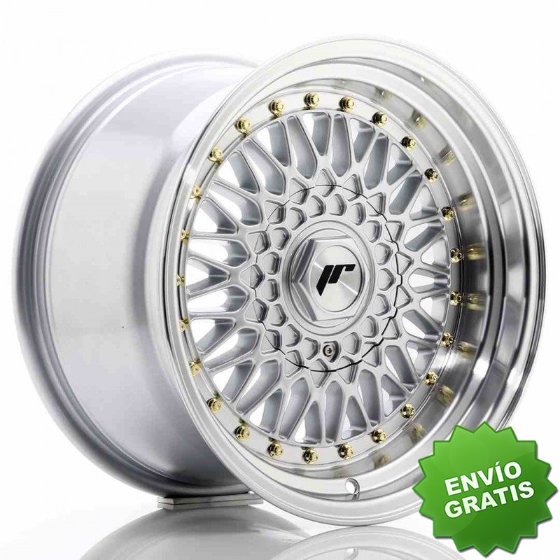 Llanta exclusiva Jr Wheels Jr9 16x9 Et20 4x100 108 Silver W Machined  Lip
