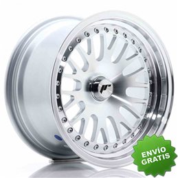 Llanta exclusiva Jr Wheels Jr10 15x8 Et20 Blank Silver Machined Face