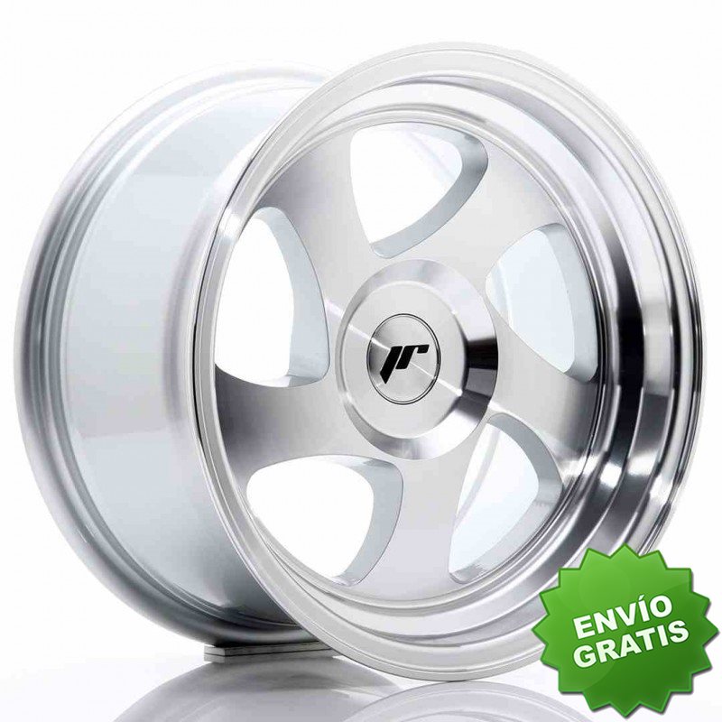 Llanta exclusiva Jr Wheels Jr15 15x8 Et20 Blank Machined Silver