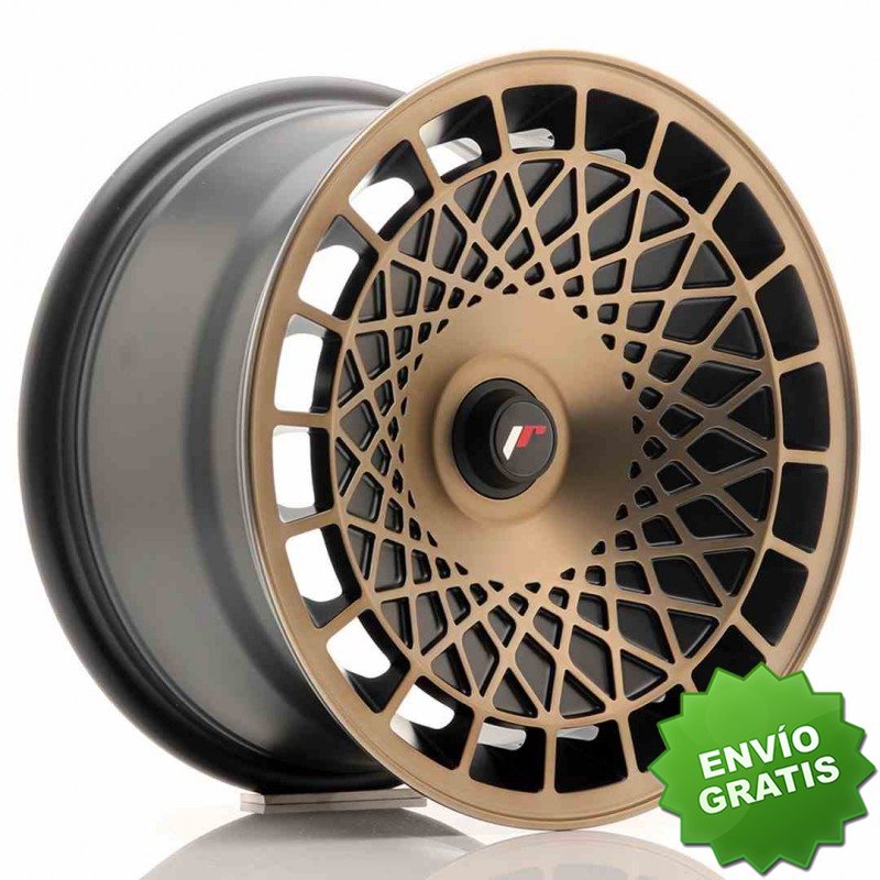 Llanta exclusiva Jr Wheels Jr14 15x8 Et20-25 Blank Black Bronze Finis H