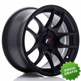 Llanta exclusiva Jr Wheels Jr29 15x8 Et28-37 4h Blank Matt Black