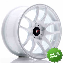 Llanta exclusiva Jr Wheels Jr29 15x8 Et28-37 4h Blank White