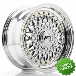 Llanta exclusiva Jr Wheels Jr9 15x7 Et20 4x100 108 Chrome