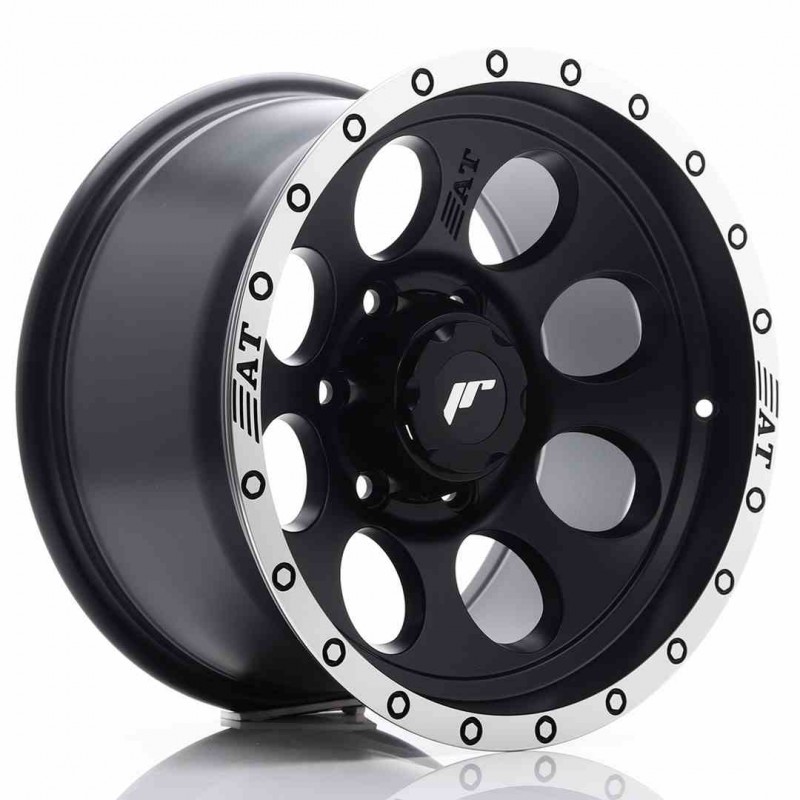 Llanta exclusiva Jr Wheels Jrx4 16x9 Et0 6x139.7 Matt Black W Machine D Lip