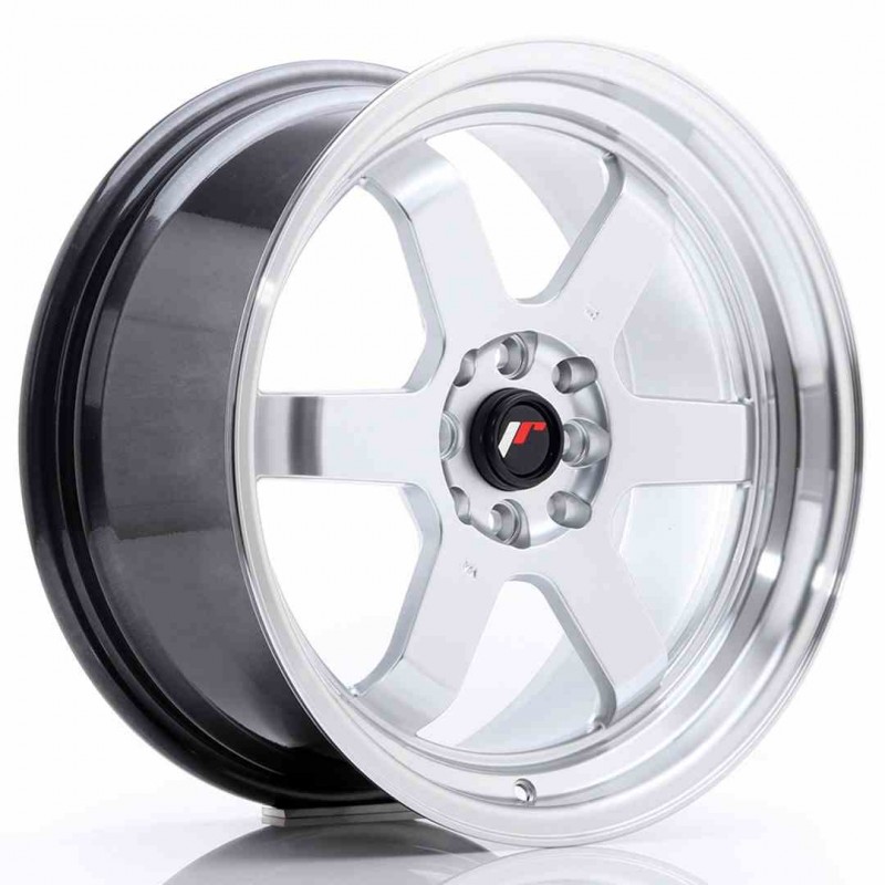 Llanta exclusiva Jr Wheels Jr12 17x8 Et33 4x100 114 Hyper Silver