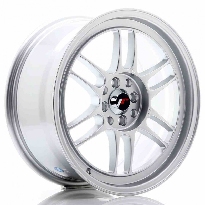 Llanta exclusiva Jr Wheels Jr7 17x8 Et35 4x100 114.3 Silver