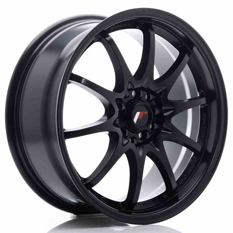 Llanta exclusiva Jr Wheels Jr5 17x7.5 Et35 5x100 114.3 Matt Black