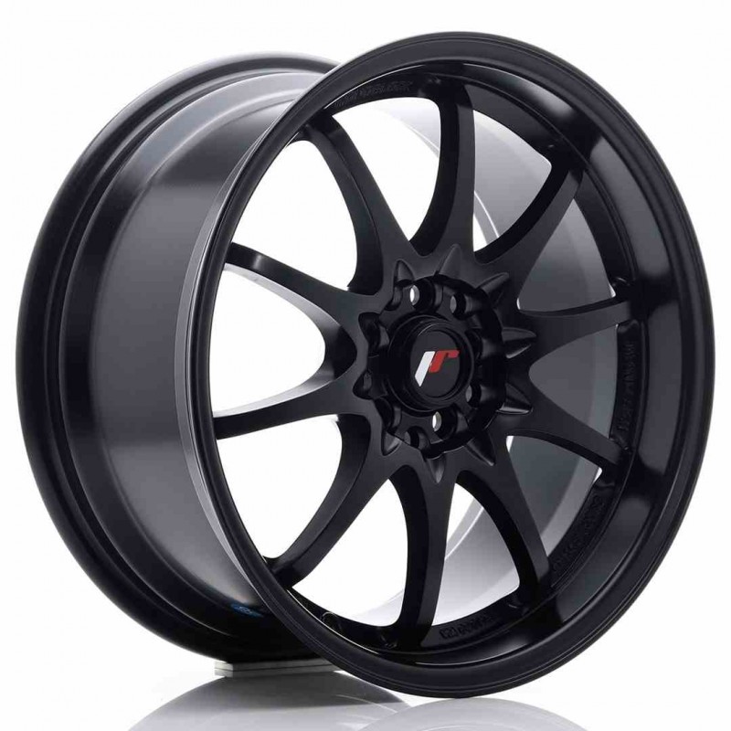 Llanta exclusiva Jr Wheels Jr5 17x8.5 Et35 5x100 114.3 Matt Black