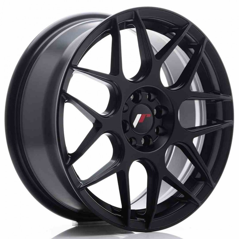 Llanta exclusiva Jr Wheels Jr18 17x7 Et40 4x100 114 Matt Black