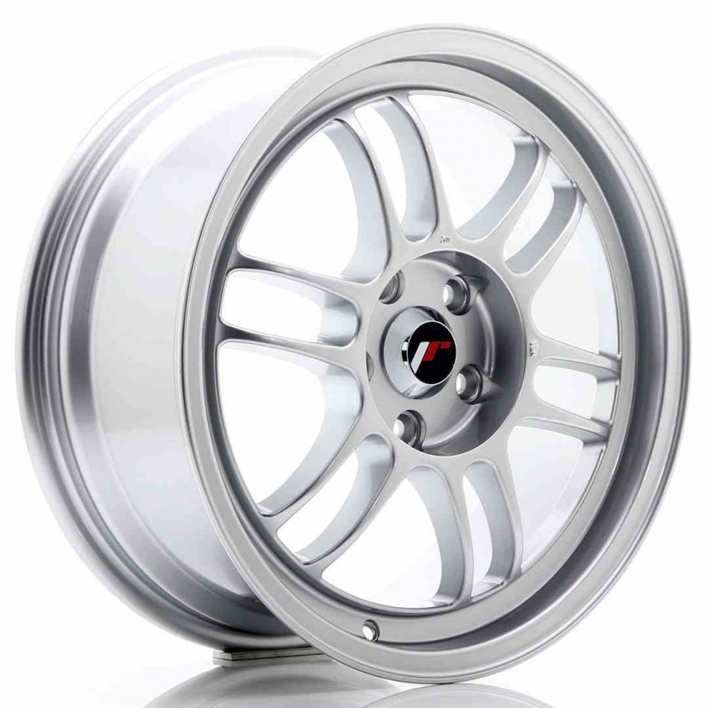 Llanta exclusiva Jr Wheels Jr7 17x7.5 Et42 5x114.3 Silver