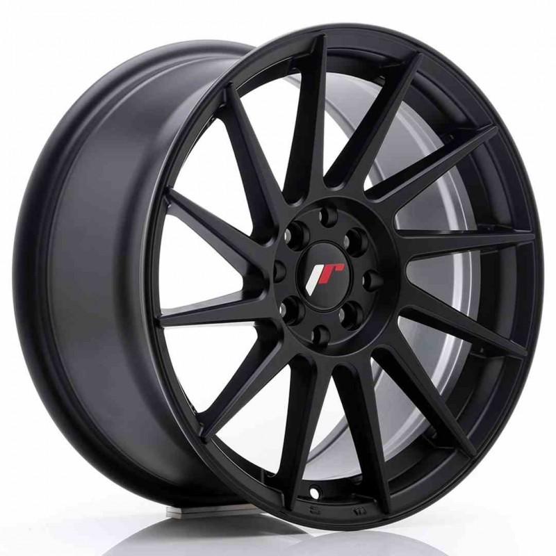 Llanta exclusiva Jr Wheels Jr22 17x8 Et25 4x100 108 Matt Black
