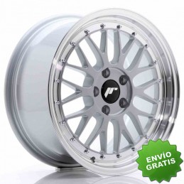 Llanta exclusiva Jr Wheels Jr23 17x8 Et35 5x100 Hyper Silver W Machin Ed Lip