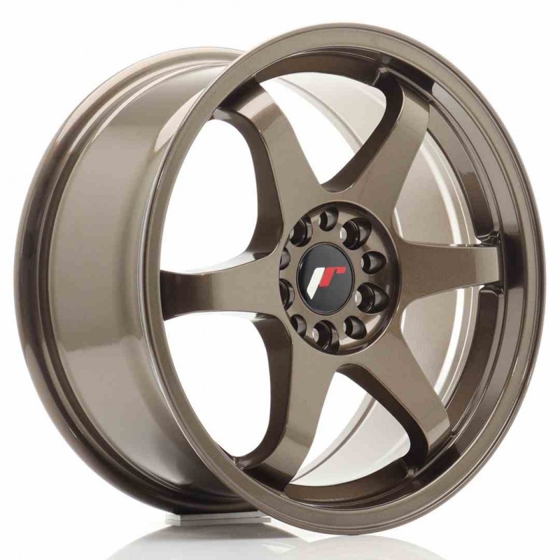 Llanta exclusiva Jr Wheels Jr3 17x8 Et35 4x100 114 Bronze