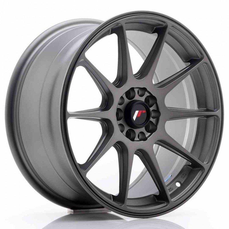 Llanta exclusiva Jr Wheels Jr11 17x8.25 Et35 5x100 108 Matt Gun Metal 