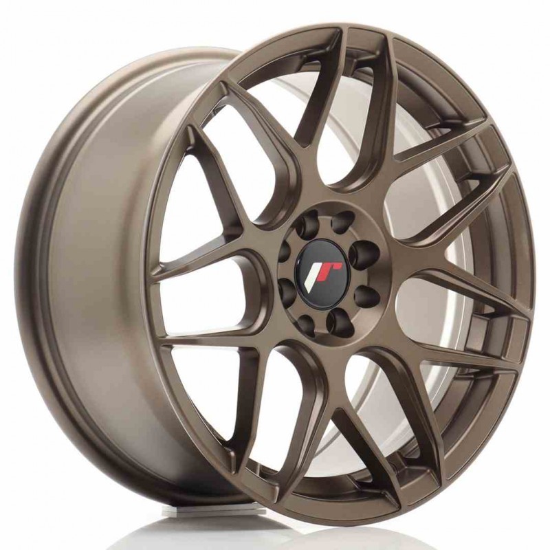 Llanta exclusiva Jr Wheels Jr18 17x8 Et35 5x100 114 Matt Bronze