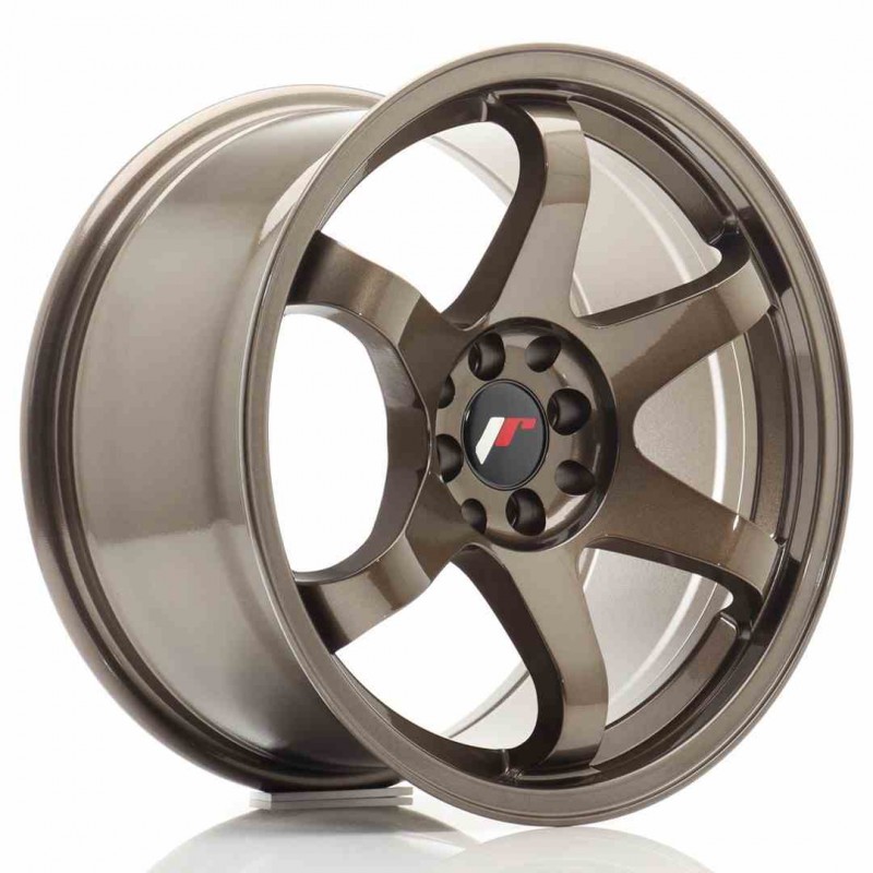 Llanta exclusiva Jr Wheels Jr3 17x9 Et35 5x100 114 Bronze