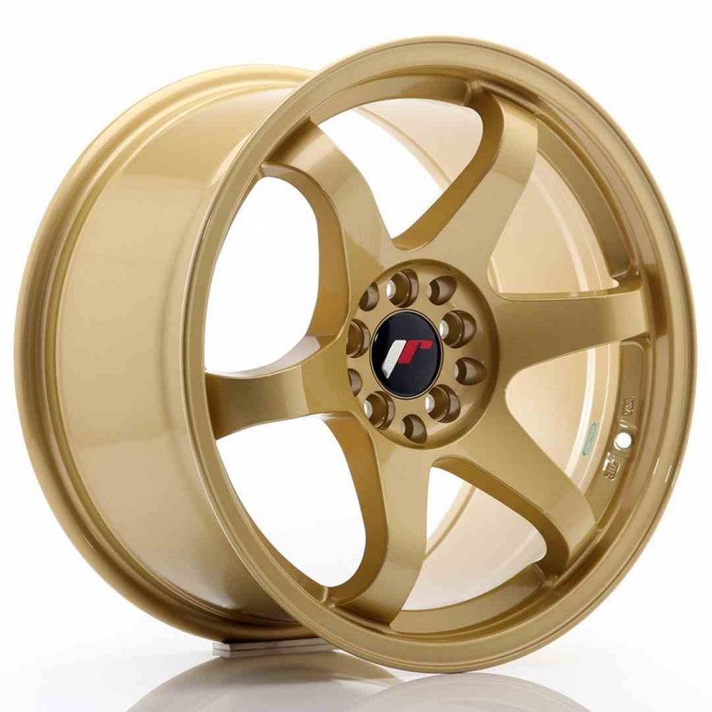 Llanta exclusiva Jr Wheels Jr3 17x9 Et35 5x100 114 Gold