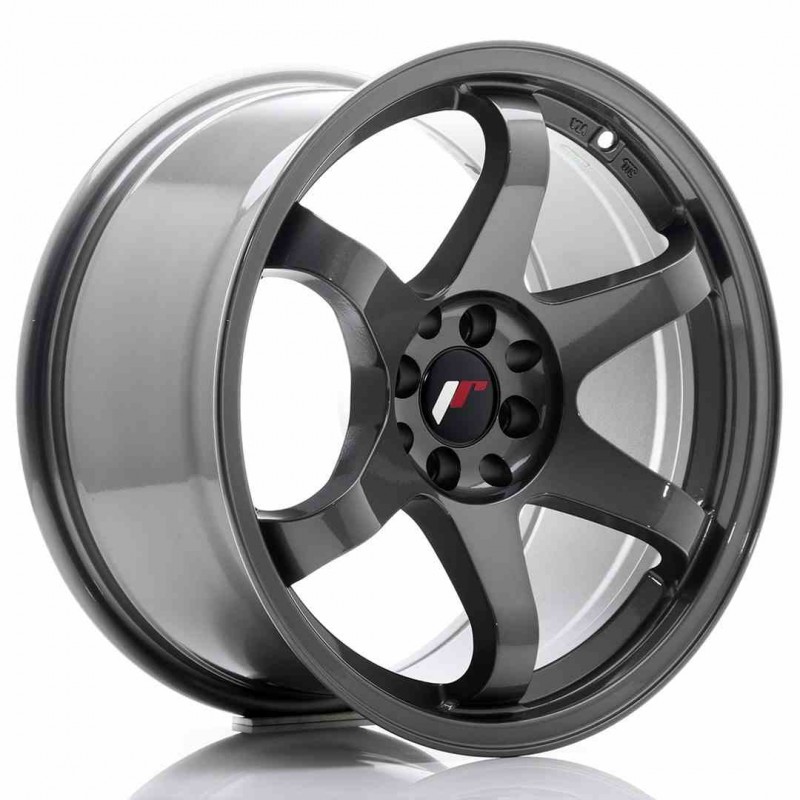 Llanta exclusiva Jr Wheels Jr3 17x9 Et35 5x100 114 Gun Metal