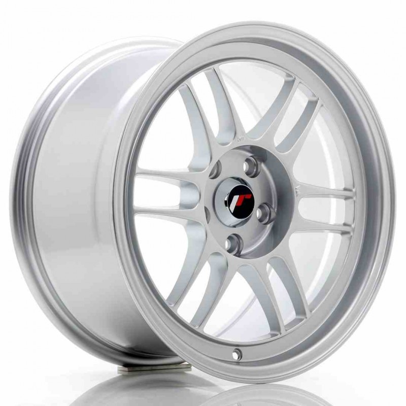 Llanta exclusiva Jr Wheels Jr7 17x9 Et35 5x114.3 Silver