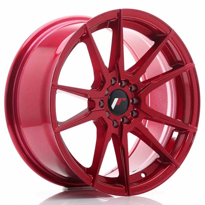 Llanta exclusiva Jr Wheels Jr21 17x8 Et35 5x100 114 Platinum Red