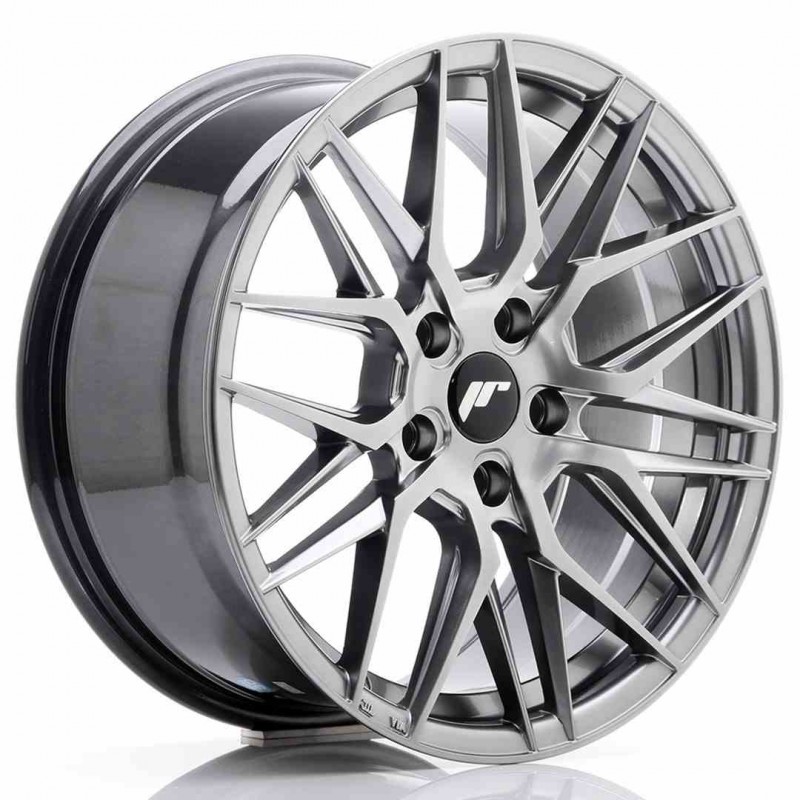 Llanta exclusiva Jr Wheels Jr28 17x8 Et40 5x108 Hyper Black