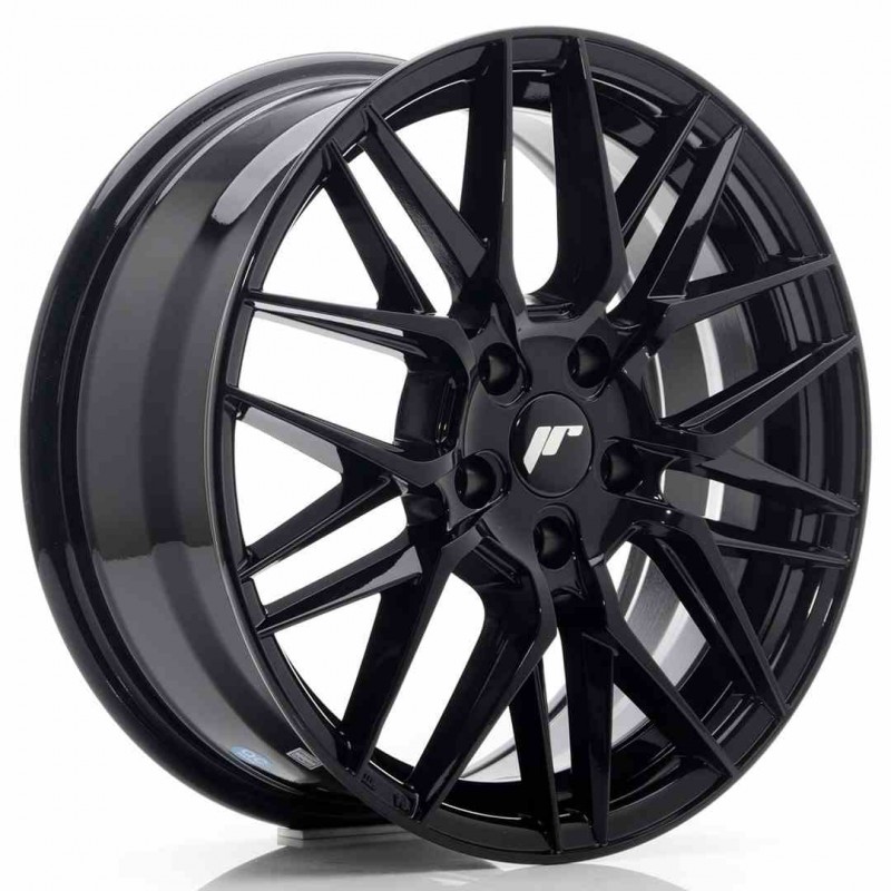 Llanta exclusiva Jr Wheels Jr28 17x7 Et40 5x112 Glossy Black