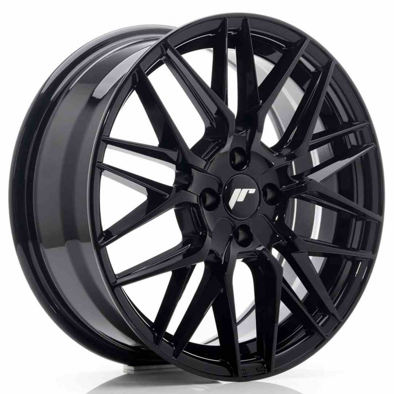 Llanta exclusiva Jr Wheels Jr28 17x7 Et40 4x100 Glossy Black