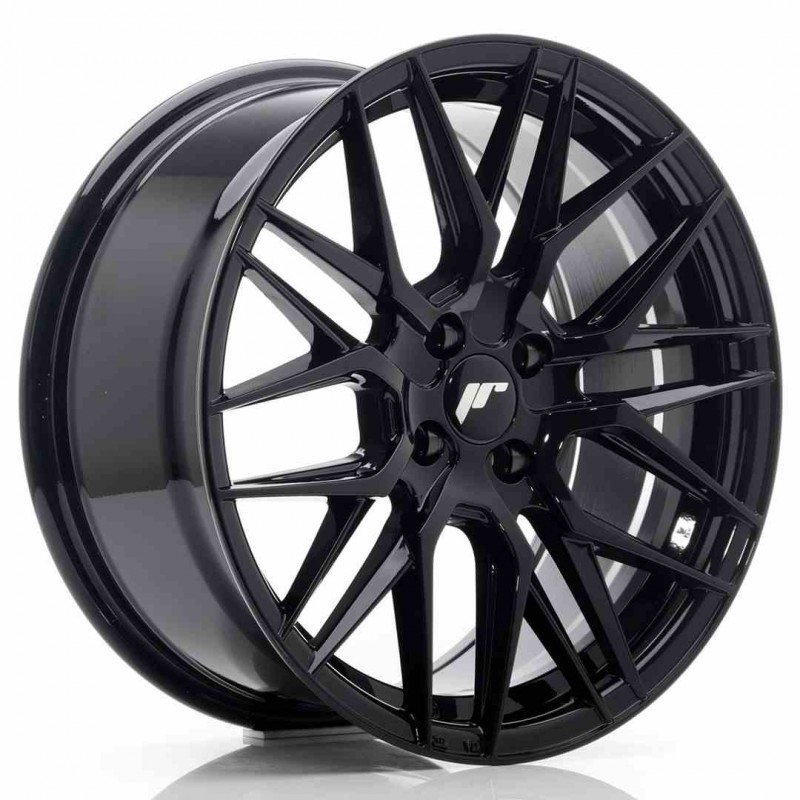 Llanta exclusiva Jr Wheels Jr28 17x8 Et40 4x100 Glossy Black