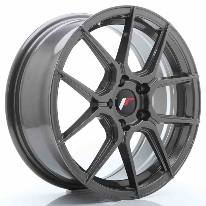 Llanta exclusiva Jr Wheels Jr30 17x7 Et40 5x100 Hyper Gray