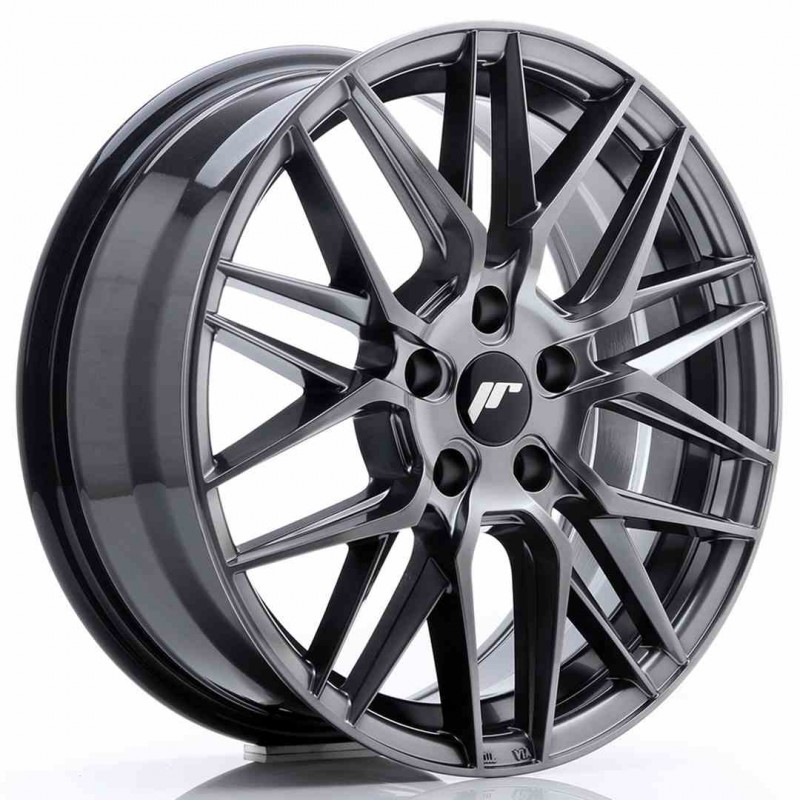 Llanta exclusiva Jr Wheels Jr28 17x7 Et40 5x114.3 Hyper Black