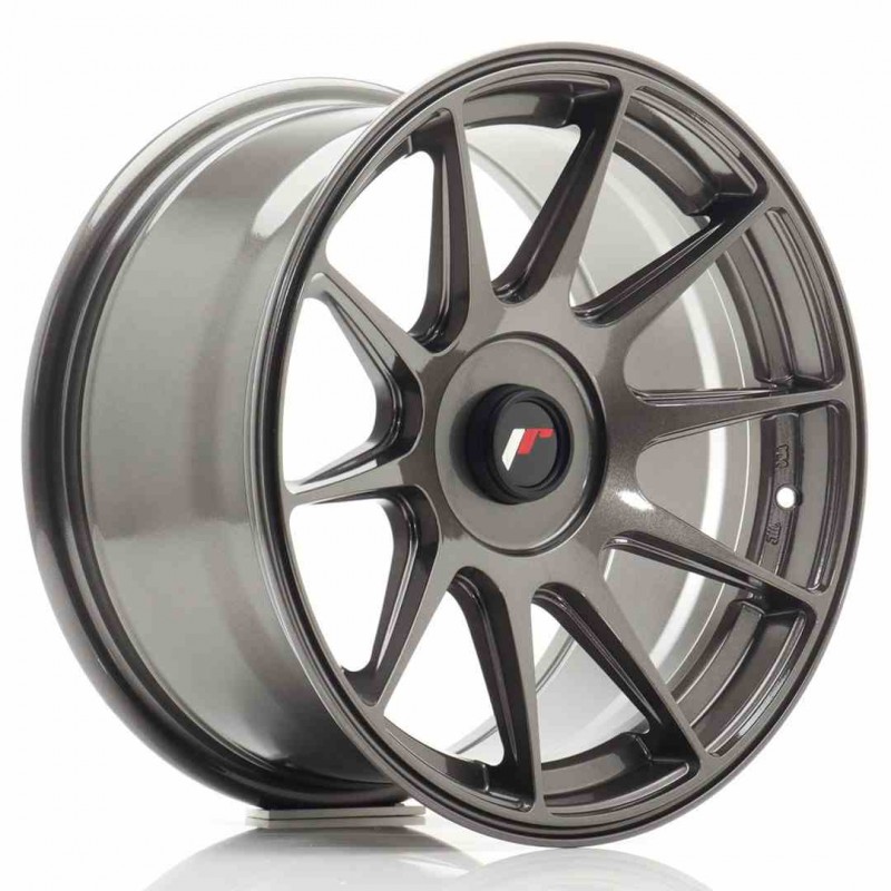Llanta exclusiva Jr Wheels Jr11 16x8 Et25 Blank Hyper Gray