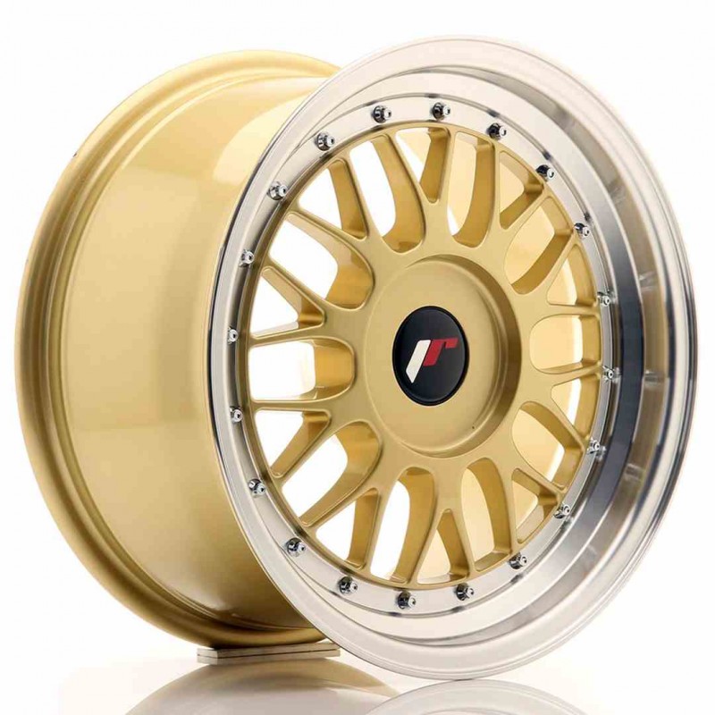 Llanta exclusiva Jr Wheels Jr23 16x8 Et20-45 Blank Gold W Machined Li P