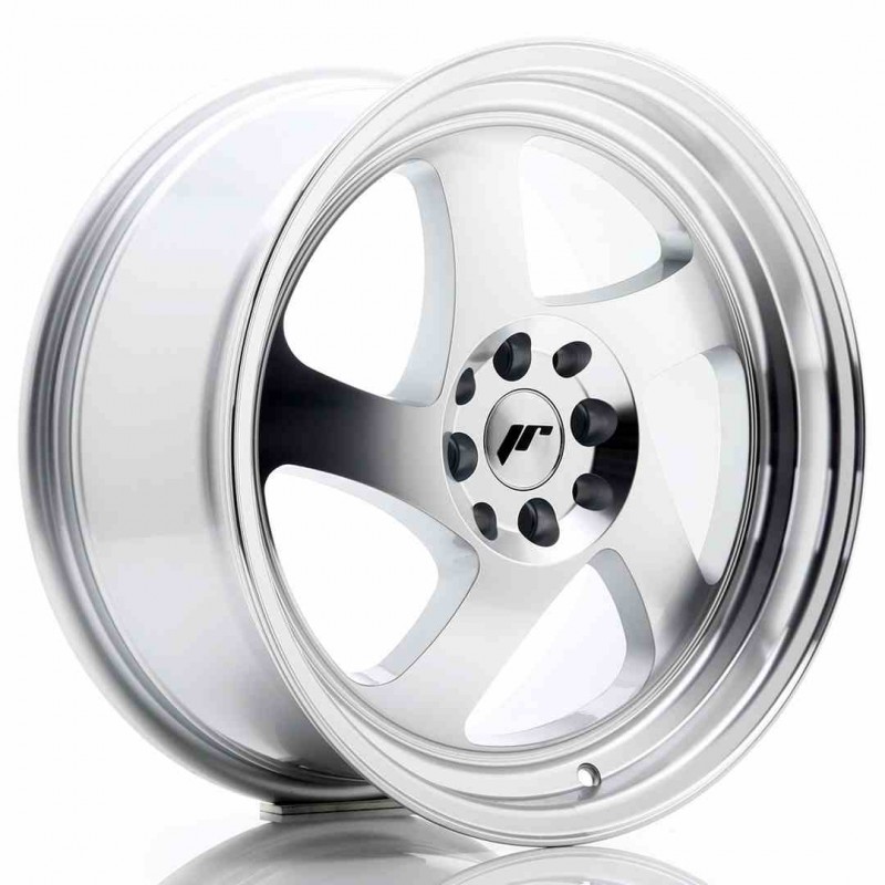 Llanta exclusiva Jr Wheels Jr15 17x8 Et35 4x100 114 Machined Silver
