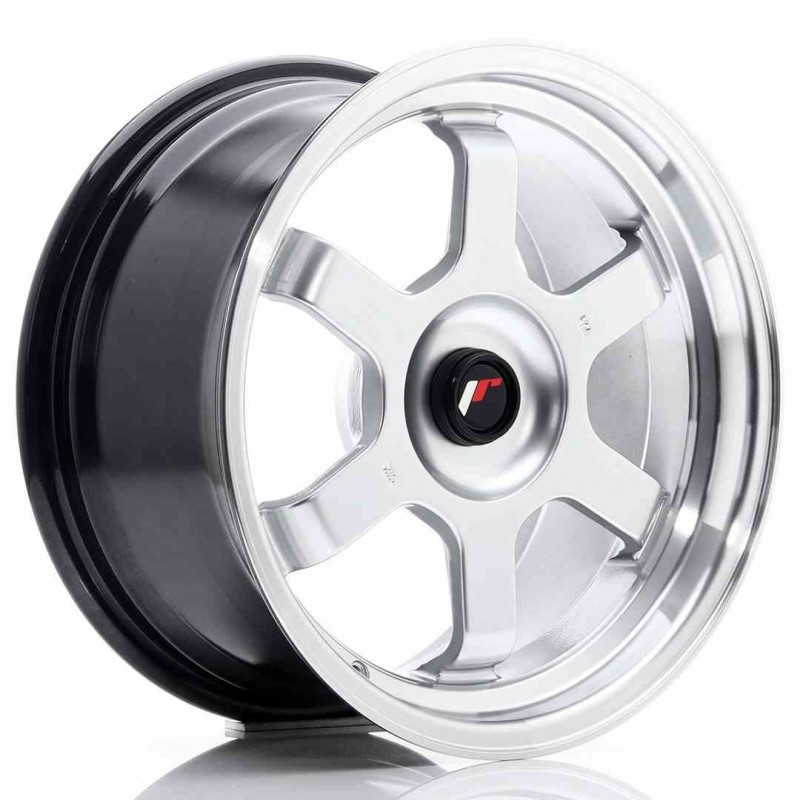 Llanta exclusiva Jr Wheels Jr12 16x8 Et20-22 Blank Hyper Silver