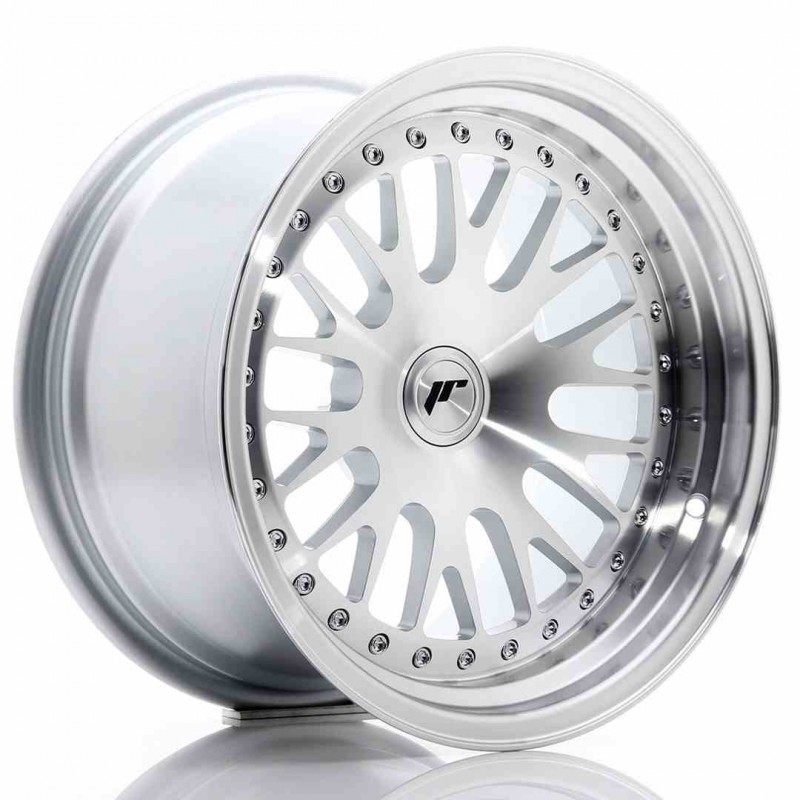 Llanta exclusiva Jr Wheels Jr10 16x9 Et10-20 Blank Silver Machined Fa Ce