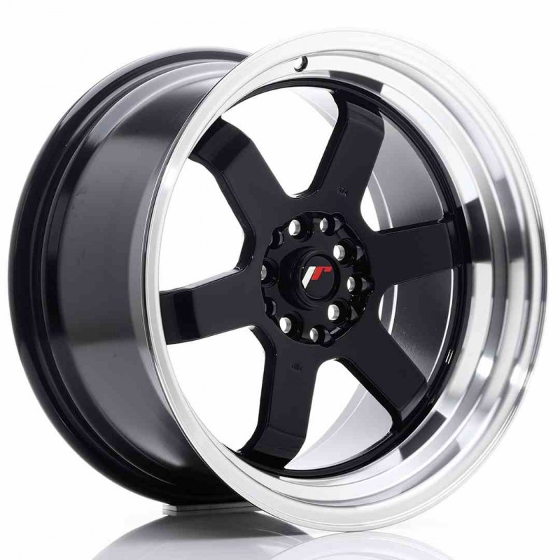 Llanta exclusiva Jr Wheels Jr12 17x9 Et25 5x100 114 Gloss Black