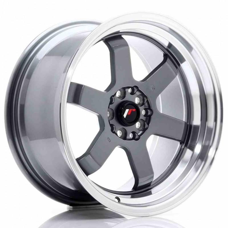 Llanta exclusiva Jr Wheels Jr12 17x9 Et25 5x100 114 Gun Metal