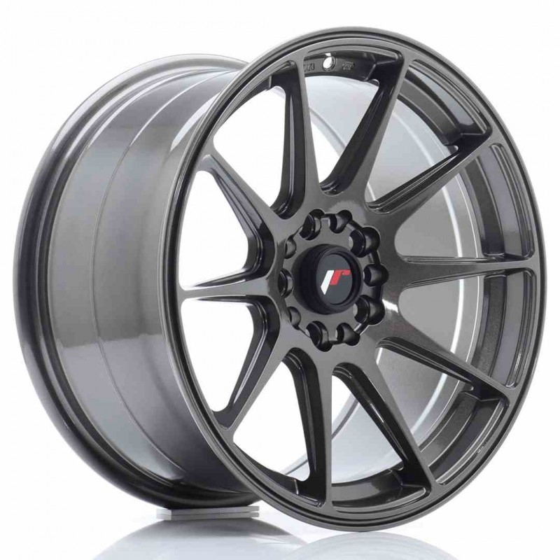 Llanta exclusiva Jr Wheels Jr11 17x9 Et35 5x100 108 Hyper Gray