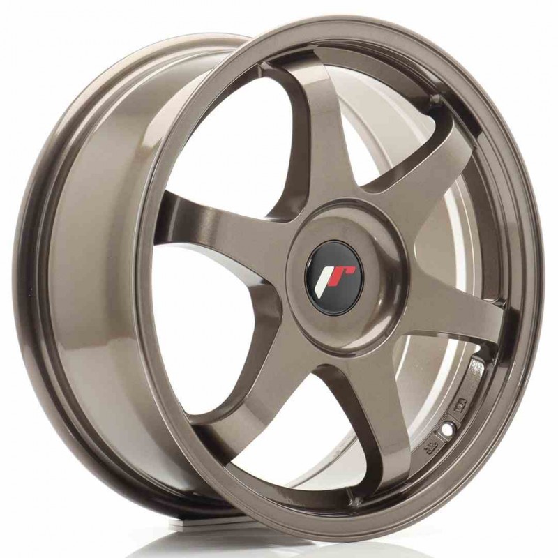 Llanta exclusiva Jr Wheels Jr3 17x7 Et35-42 Blank Bronze