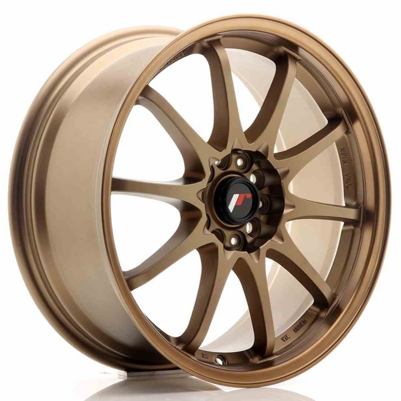 Llanta exclusiva Jr Wheels Jr5 18x8 Et35 5x114.3 Dark Anodized Bronze 