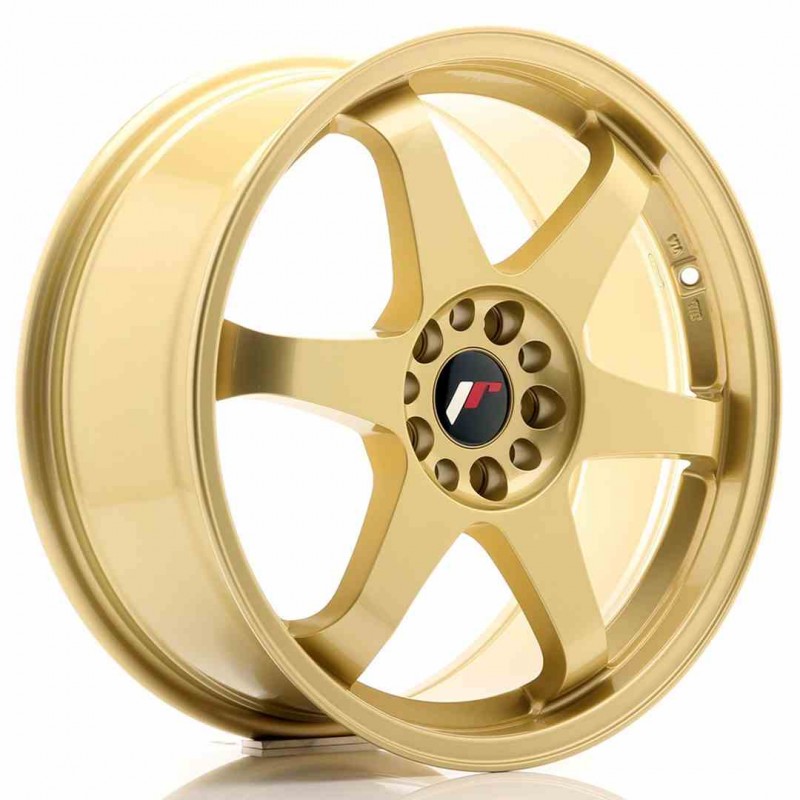 Llanta exclusiva Jr Wheels Jr3 18x8 Et40 5x100 108 Gold