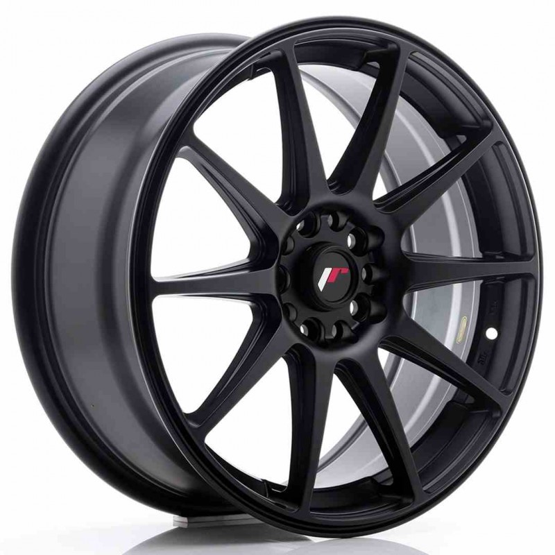 Llanta exclusiva Jr Wheels Jr11 18x7.5 Et40 5x112 114 Flat Black