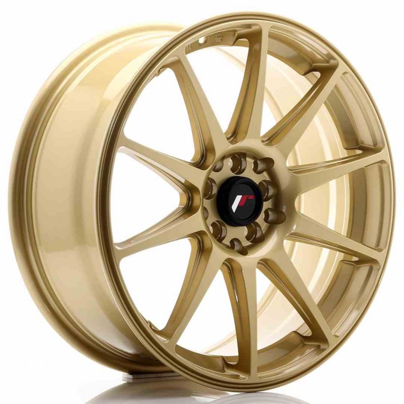 Llanta exclusiva Jr Wheels Jr11 18x7.5 Et40 5x112 114 Gold